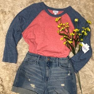 LuLaRoe Soft Baseball Tee